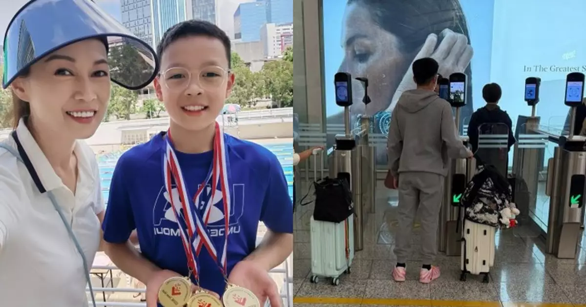 姚瑩瑩送14歲兒子獨自搭飛機去比賽 百感交集：有空虛感又好開心