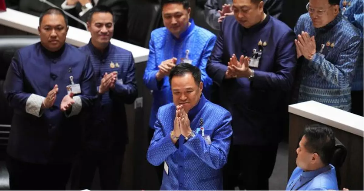 泰國下議院半數議員支持 阿努廷再次當選總理