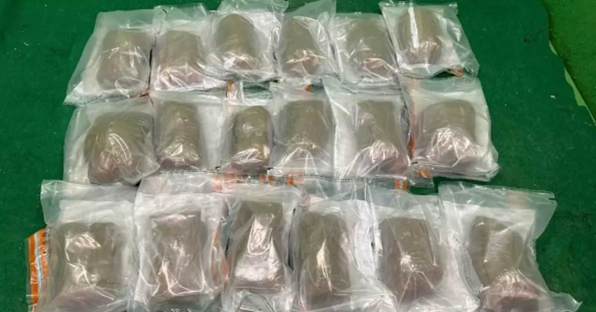 海關機場檢獲市值約940萬元懷疑氯胺酮 兩男子被捕