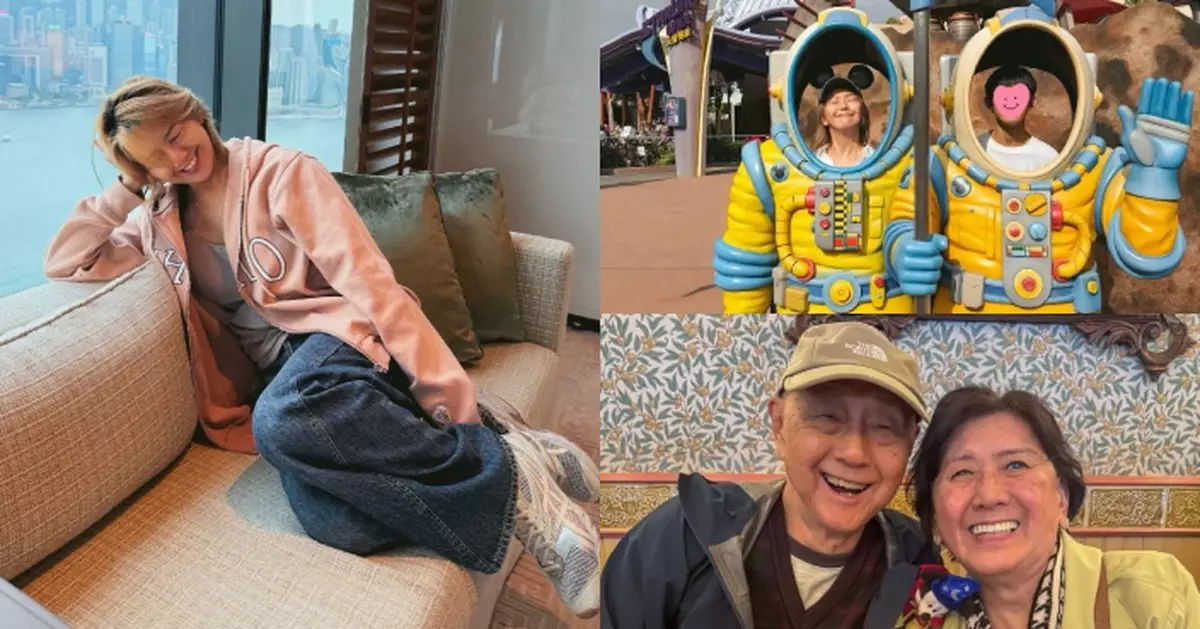 孫燕姿來港開騷順道享家庭樂 帶家人歎美食兼遊主題樂園