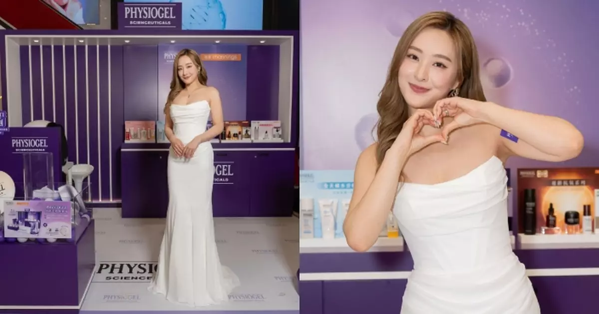 陳瀅仙氣現身銅鑼灣大曬水光肌 公開熬夜拍劇靠兩款「逆齡法寶」救膚