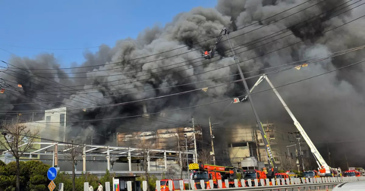 韓國大田汽車零件廠大火50多人受傷多人失聯 李在明促全力救援