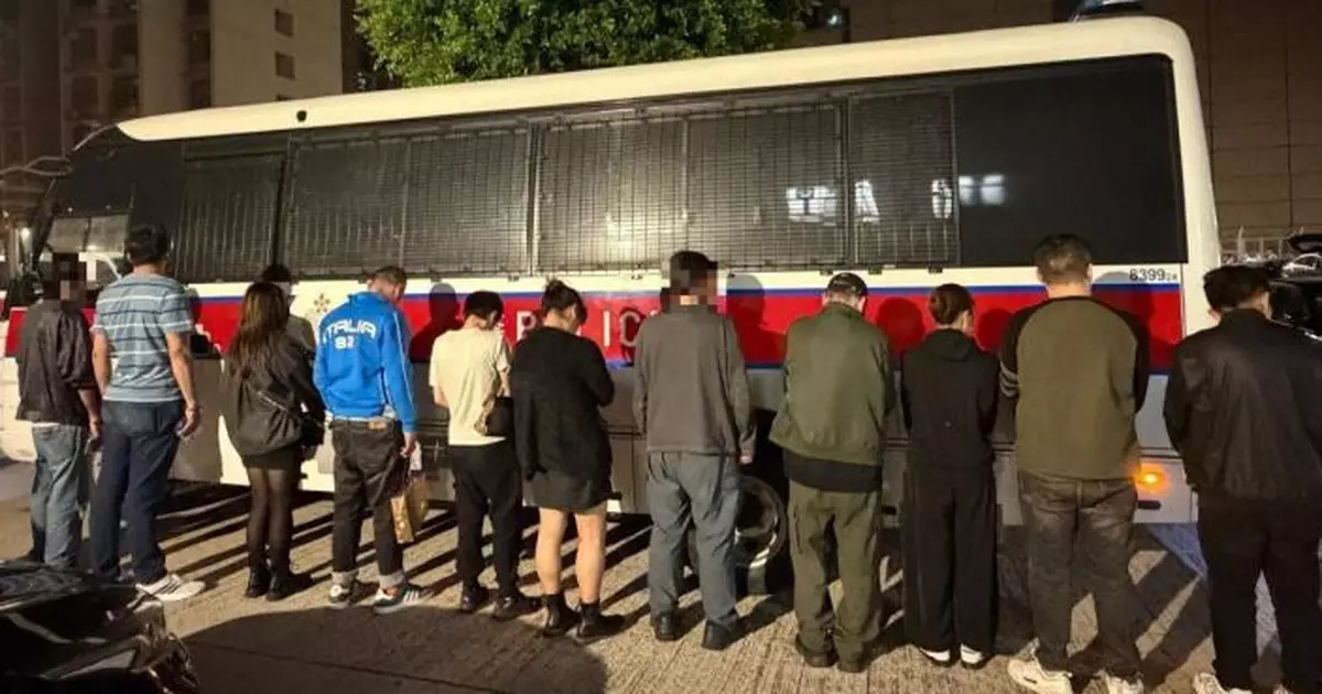 警全港反三合會行動 搗多個非法賭檔及無牌酒吧拘203人