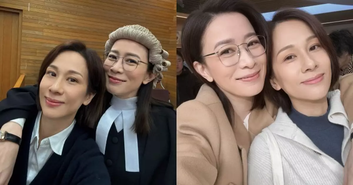 《正義女神》佘詩曼文頌嫻闊別逾20年同框 阿佘感激好姊妹助陣