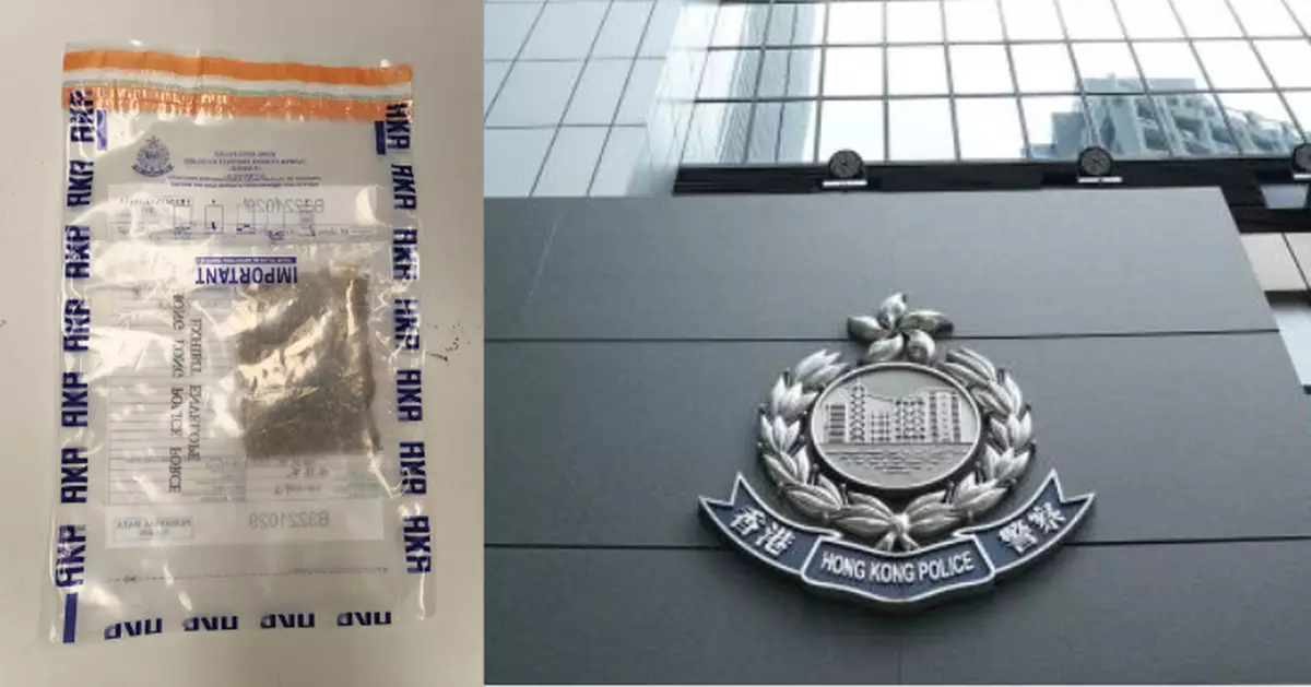 警方大埔村屋檢值21萬元懷疑大麻花 一男子涉販運危險藥物被捕