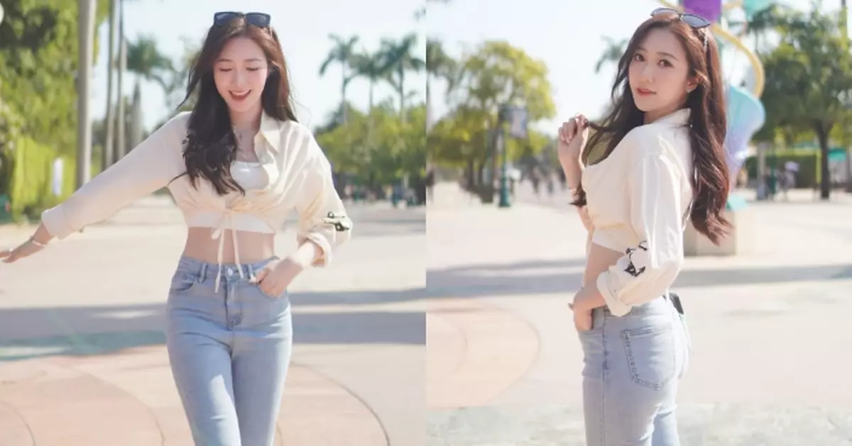 索媽何依婷帶囡囡去主題樂園玩 晒靚相宣布24吋纖腰回歸