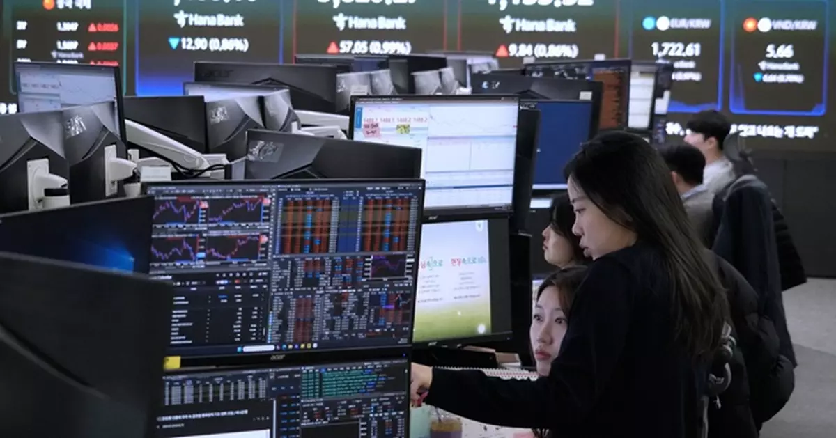 韓股午後再尋底 全日跌幅擴大至6.49%
