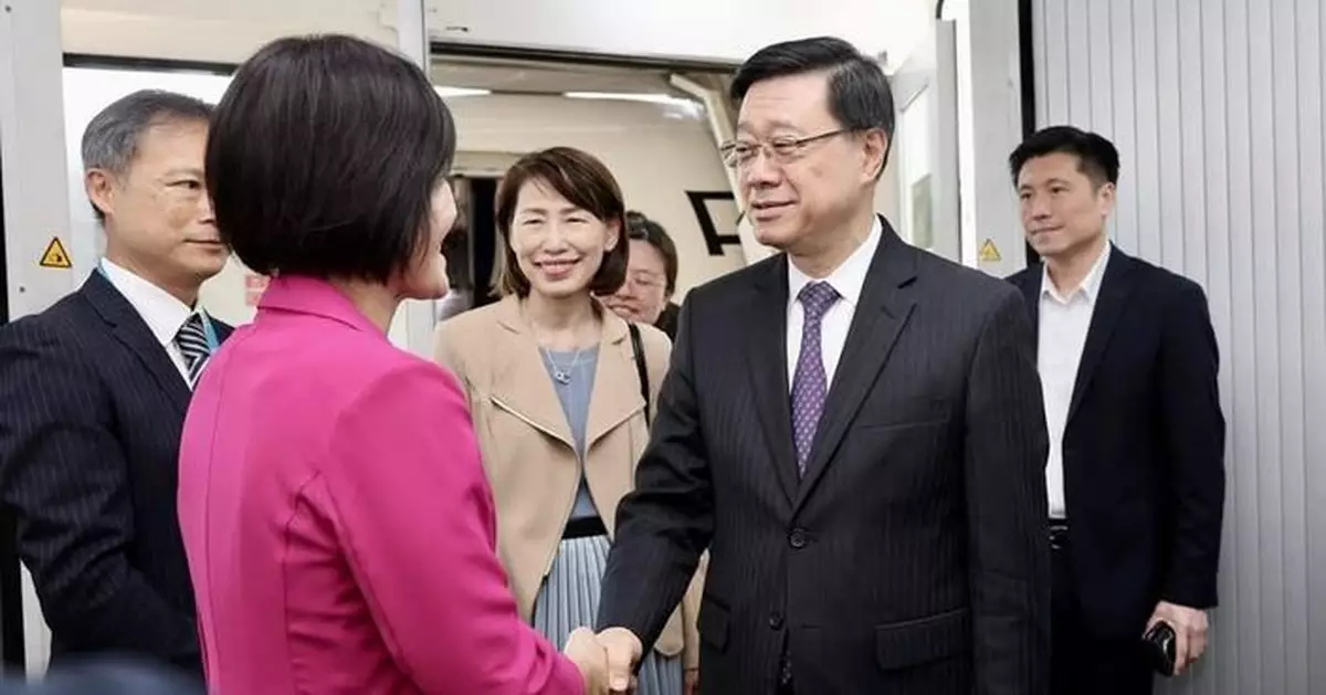 李家超抵達海南海口 周四將出席博鰲亞洲論壇年會