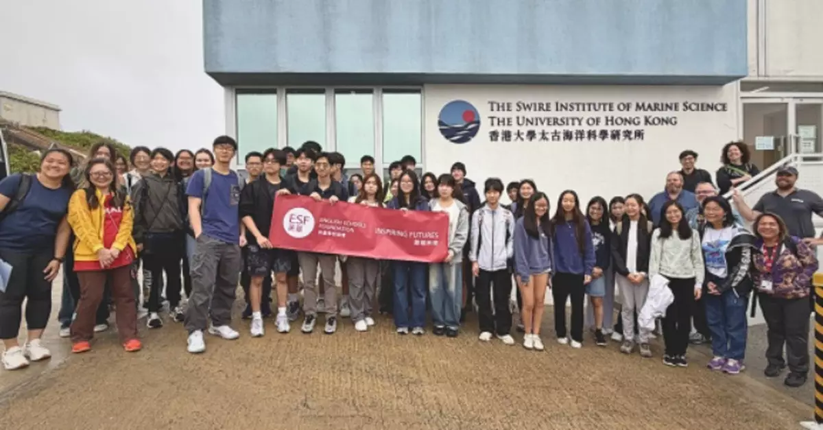 港大太古海洋科學研究所推青年培訓 讓中學生成為下一代海洋守護大使