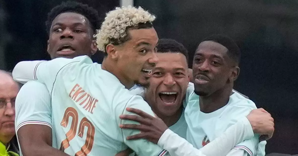 基利安麥巴比擺脫膝傷 法國熱身賽2:1擊敗巴西