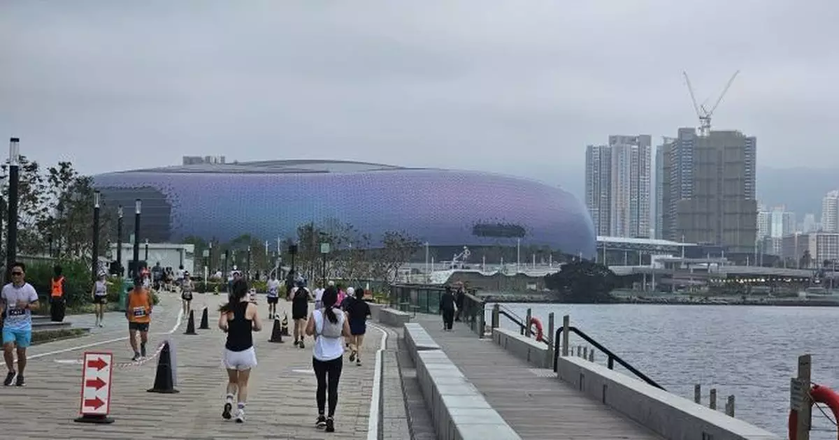 啟德體育園「啟德飛步跑」逾4300人參與  有跑手指趣味性高沿途可欣賞風景