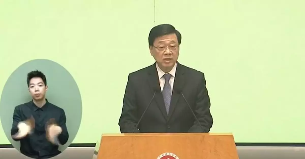 李家超稱謝小華合適及有能力勝任局長 重中之重是統籌編制首份《香港五年規劃》