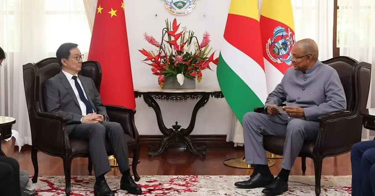 韓正讚賞塞舌爾在涉及中方核心利益問題上給予堅定支持