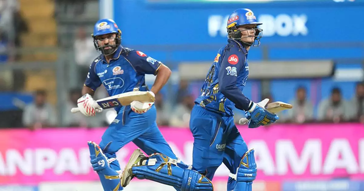 孟買印度人IPL首戰告捷 舒馬歷基頓合轟半世紀