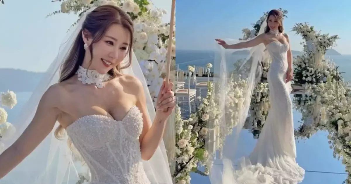 陳沛汶晒禮婚花絮片段 低胸婚紗谷盡36E「Big」爆身材極養眼