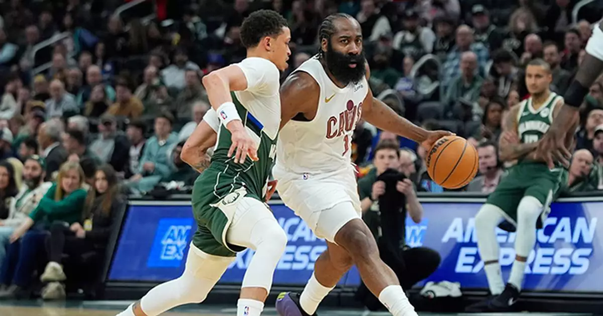 NBA騎士挫公鹿 Evan Mobley與James Harden各攻入27分