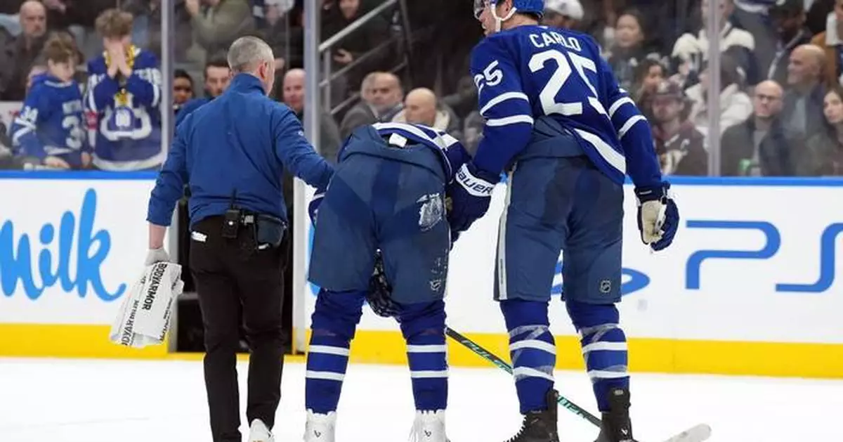 NHL多倫多楓葉隊長馬修斯左膝手術 預計休養12周