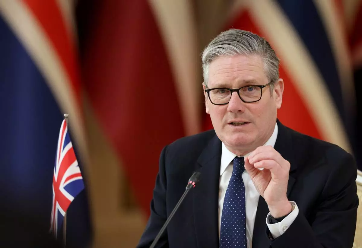 英國政府引述首相施紀賢說， 英國不希望被捲入更大範圍的戰爭。AP資料圖片