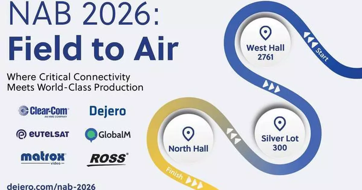 迪捷路夥歐洲通訊衛星 NAB 2026展「從現場到播出」示範