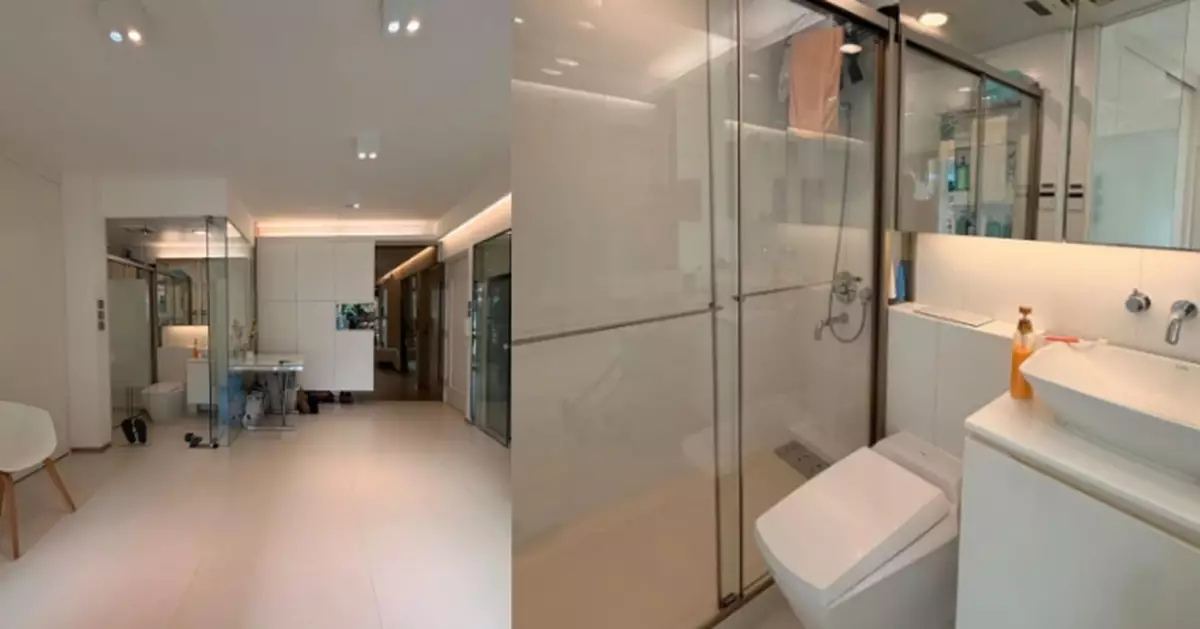 月租2萬！將軍澳租盤驚現全透明洗手間　網民嘩然：客人到訪點去廁所？
