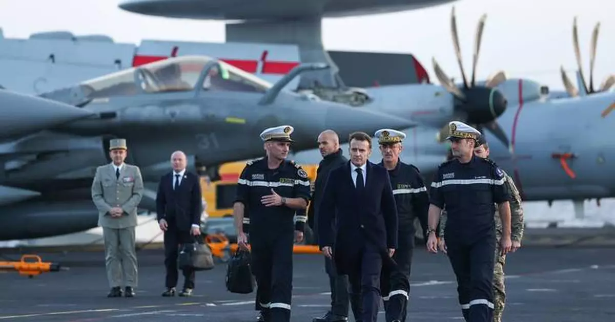 中東局勢｜法國增兵中東部署航母 馬克龍為戰後外交鋪路