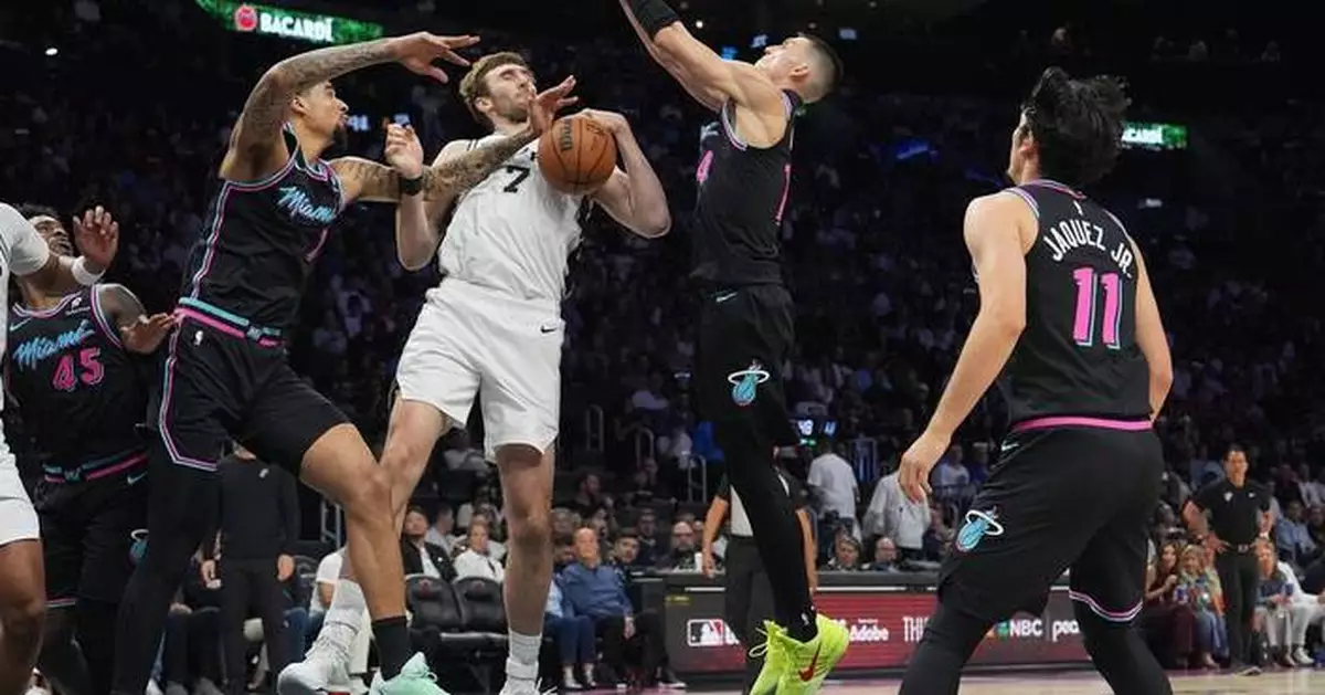 雲班耶馬轟26分 馬刺大勝熱火兼鎖定西南賽區冠軍