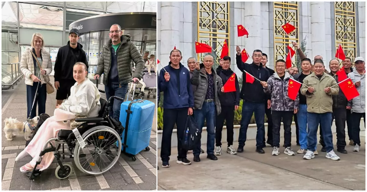 伊朗局勢 | 多國撤走身處中東公民　21名中國公民從伊朗經土庫曼斯坦撤離回國