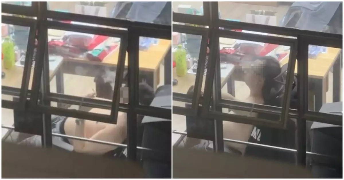 網傳觀塘工廈赤膊男未熄煙頭丟落街 38歲男子被捕