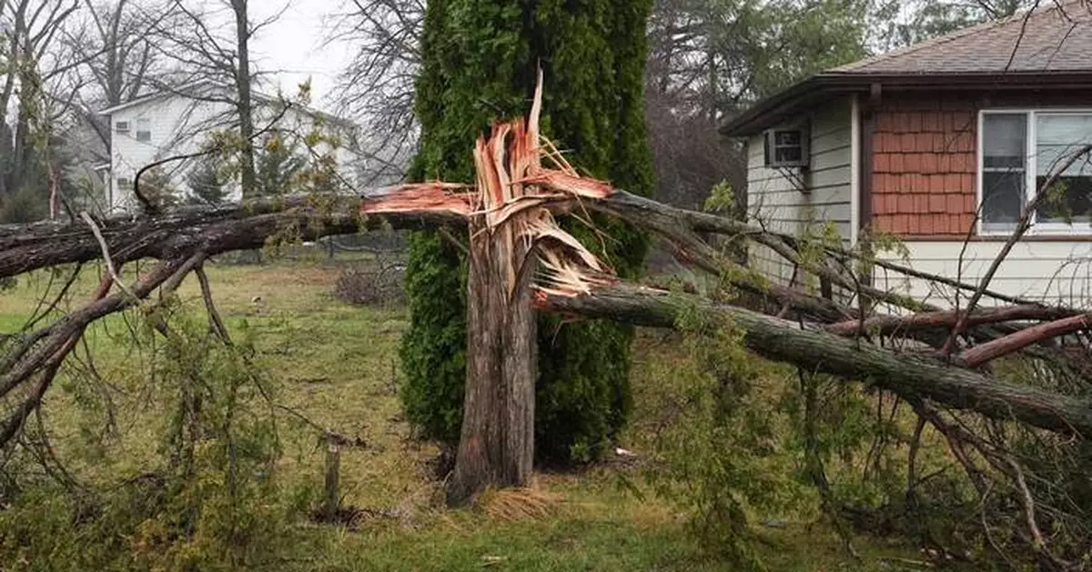 強風暴橫掃美國伊利諾伊及印第安納州 多場龍捲風致廣泛破壞
