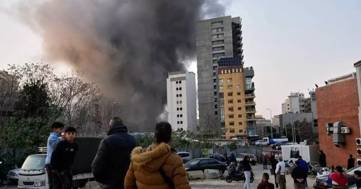 中東局勢 | 以色列空襲貝魯特市中心住宅區 濃煙蔽天居民驚逃