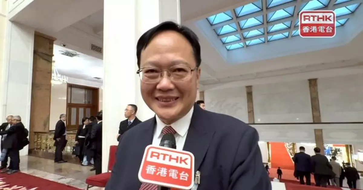 全國兩會｜陳冬稱香港制定首個五年規劃會抓到很多機遇　