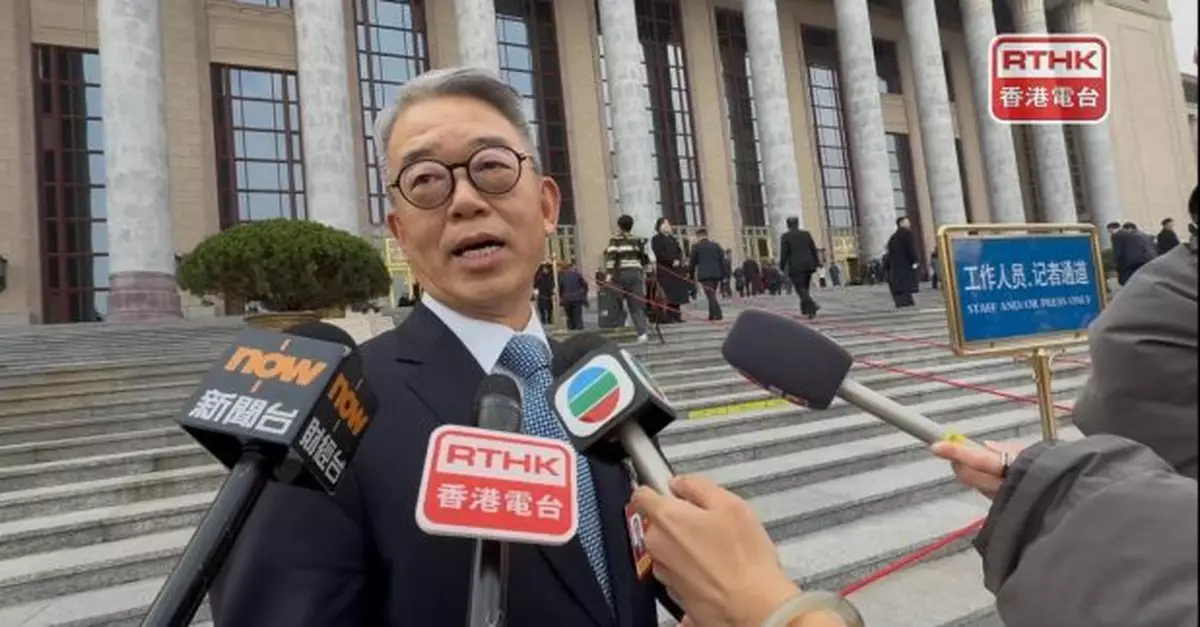 全國兩會｜孫青野指丁薛祥對香港有很多期待尤其高科技及人才高地