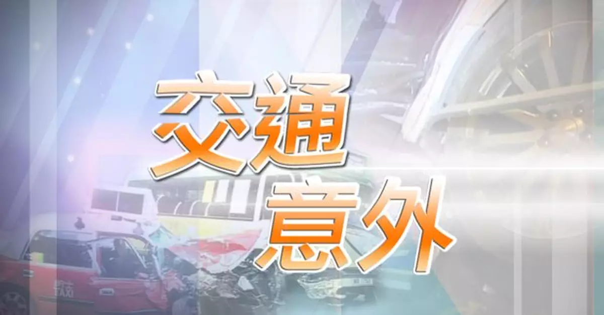 元朗公路四車相撞包括兩巴士　初步十多人輕傷
