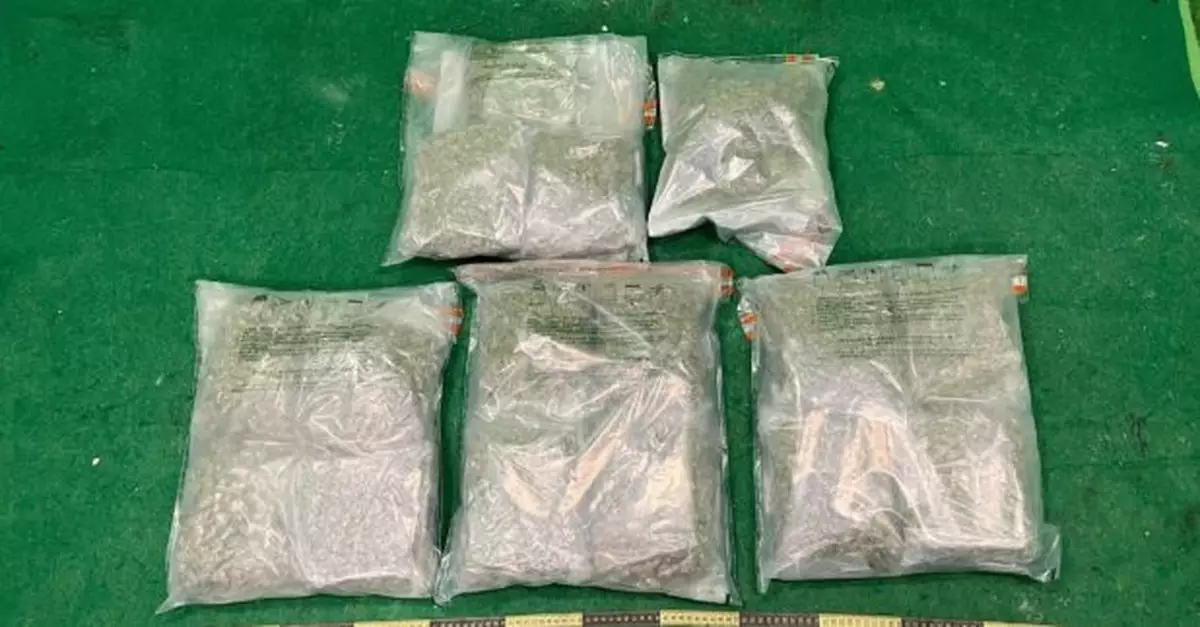 海關偵破販毒案兩名曼谷抵港旅客被捕