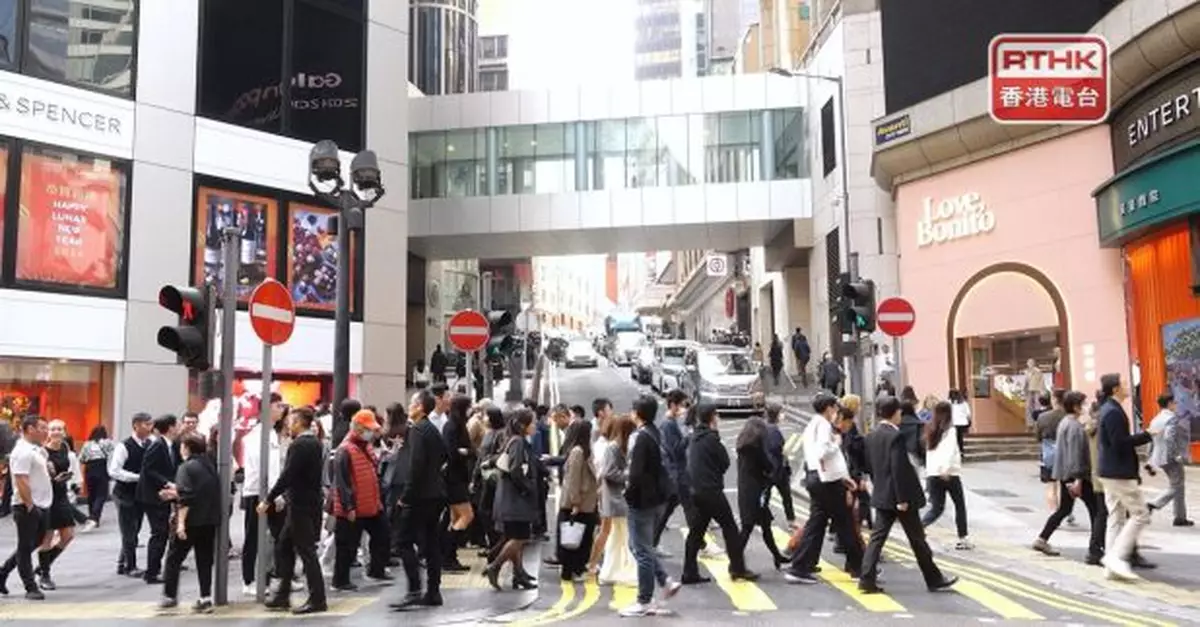 本港最新失業率3.8%　下跌0.1個百分點