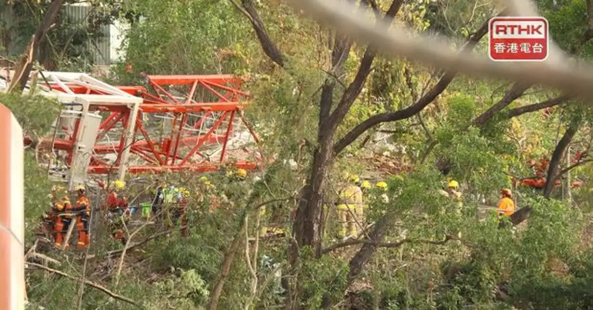 周思傑初步評估天秤吊運時用力過猛或金屬疲勞導致意外