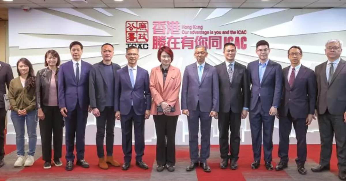 立法會議員訪廉署總部　胡英明冀共同努力從根源改變樓宇管理生態