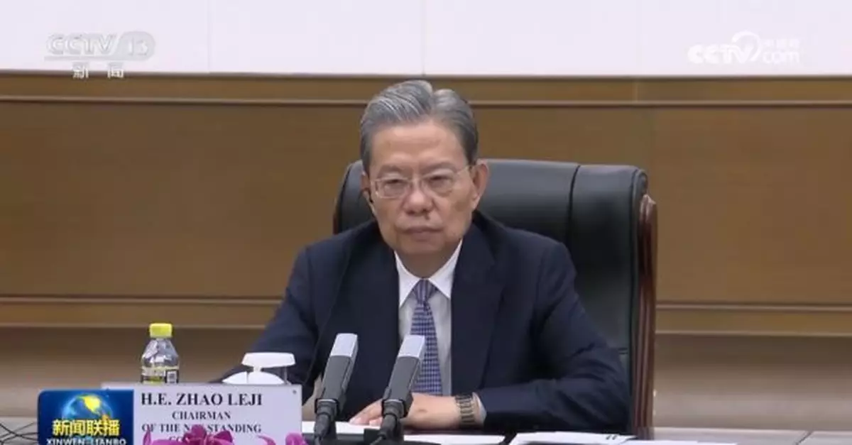 趙樂際分別會見阿塞拜疆國民會議主席、哈薩克第一副總理