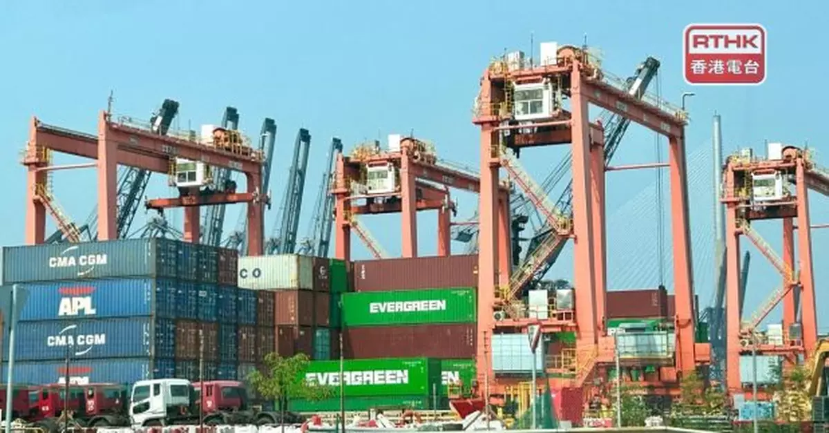本港2月出口按年升幅放緩至24.7%　進口升29.9%