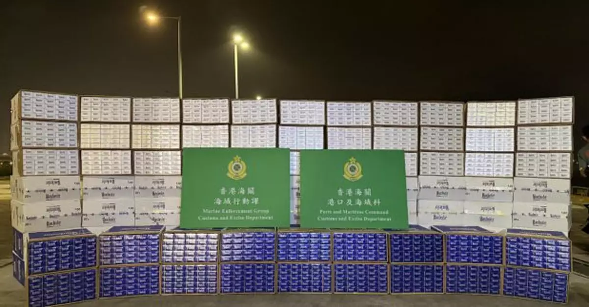 本港聯同內地執法部門偵破涉約2千萬支懷疑私煙案