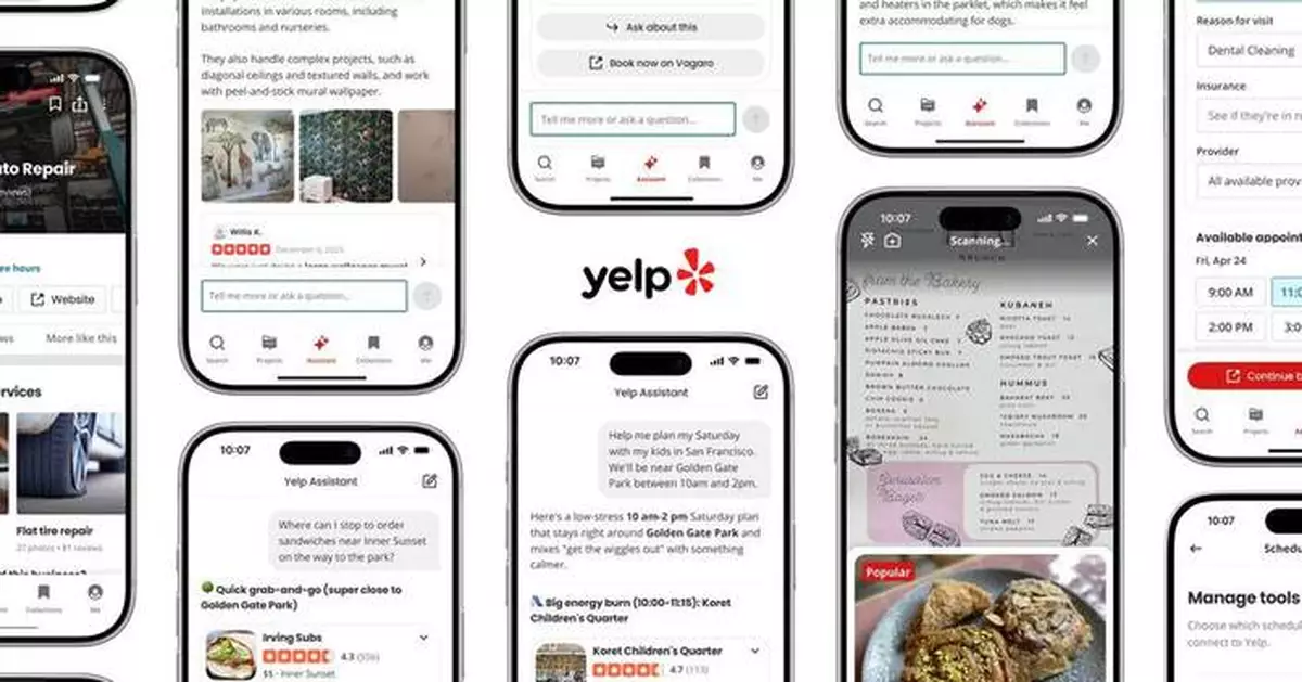 Yelp 推出全新AI助理 轉化本地探索模式至即時回應及行動
