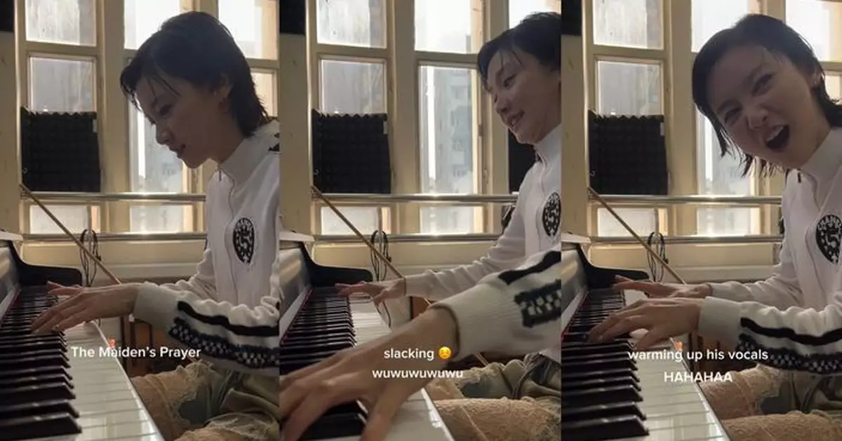 袁澧林新片票房仆直 晒琴技表情多多鋼琴走音照彈