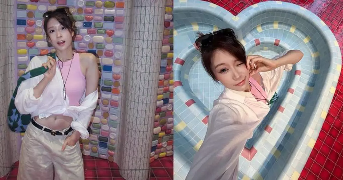 林凱恩露膊晒纖腰打卡藝術展 IG感性發文：原來可以做回自己