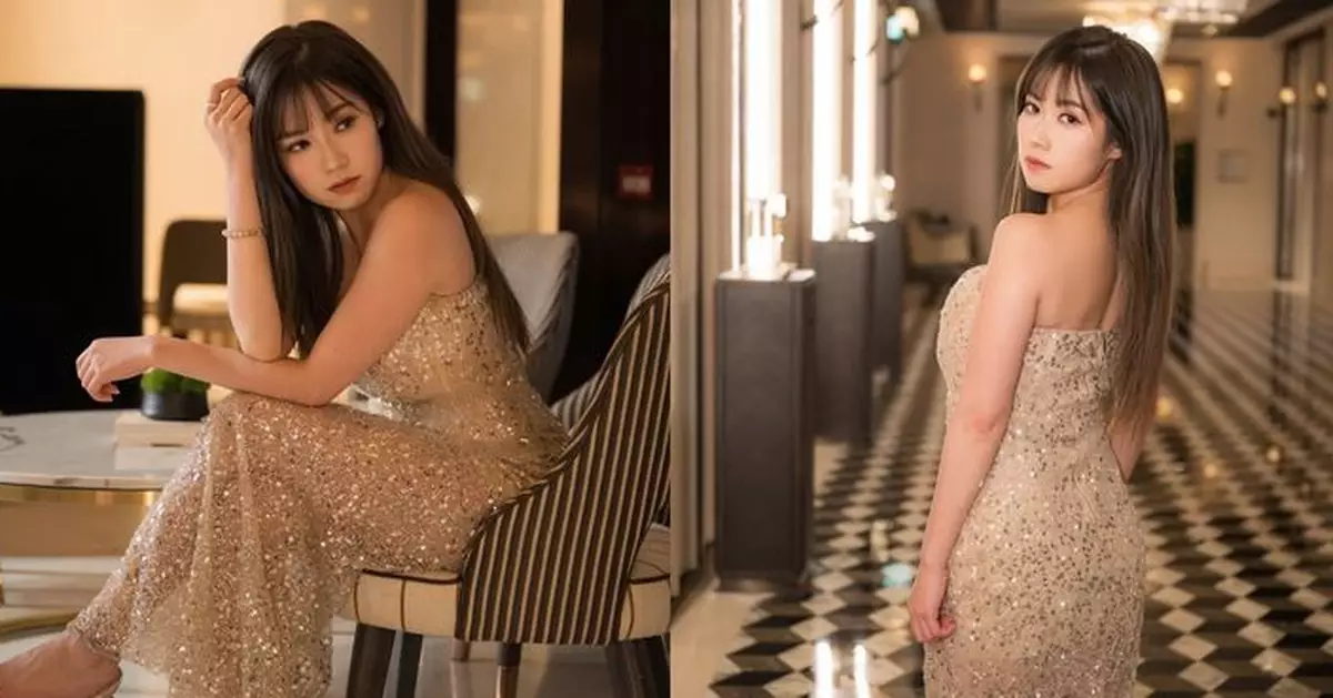 波波黃婧靈變身高冷女神 Low Cut晚裝晒玲瓏曲線