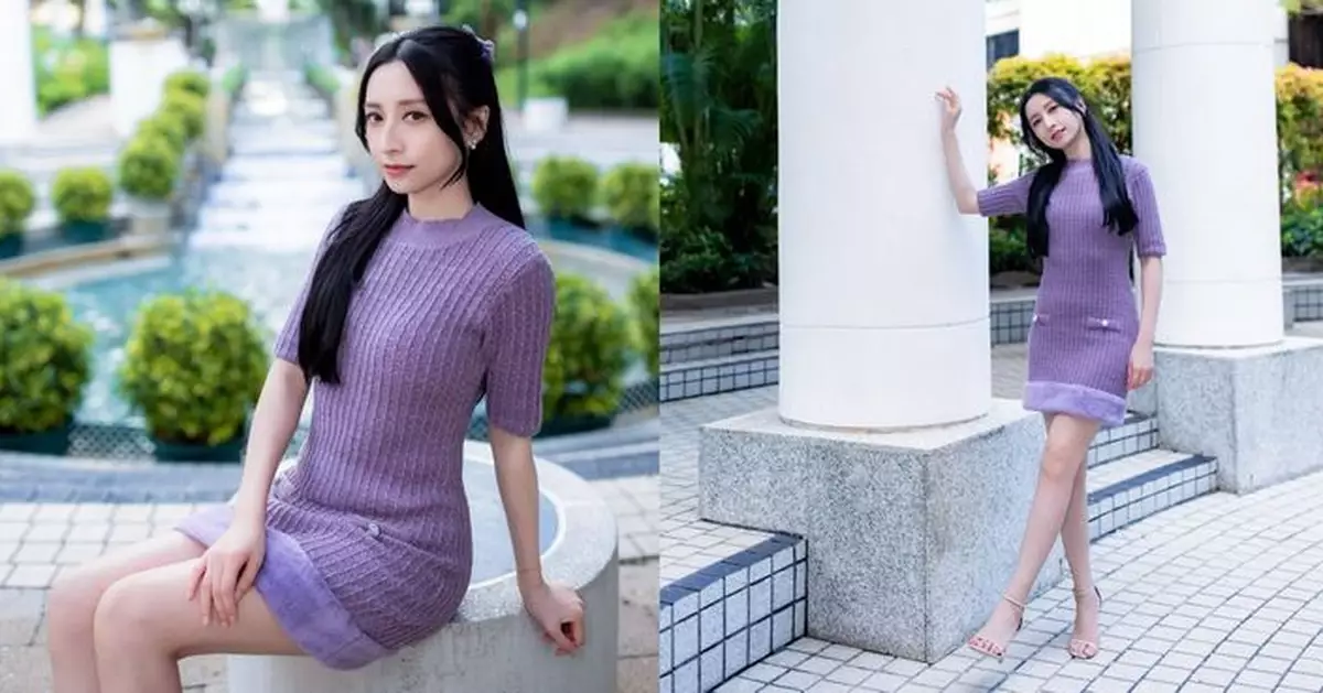 龔嘉欣開劇前忙搵真銀 路過公園打卡晒美腿