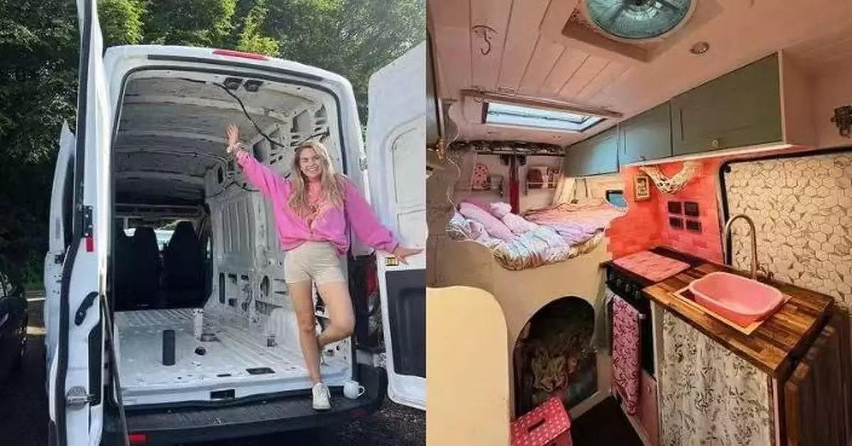 英女花16萬改造露營車變「移動公寓」 月開支逾7000遠低房貸享自由生活
