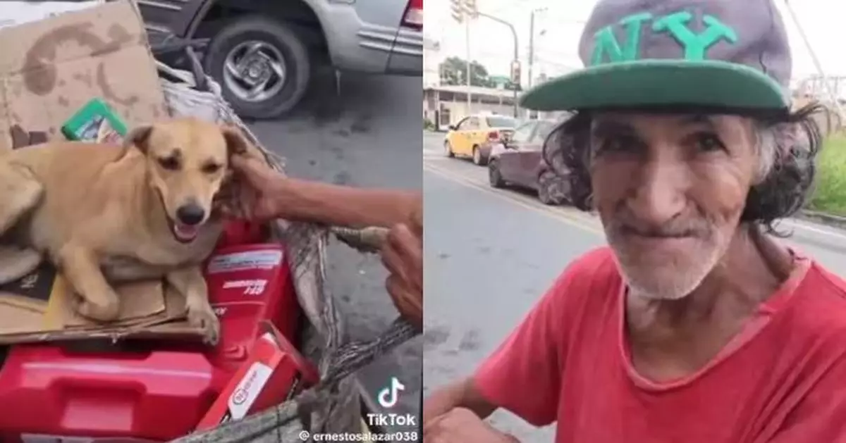 靠拾荒維生 垃圾清運男與狗狗相依為命拒高價轉讓：因為牠愛我！