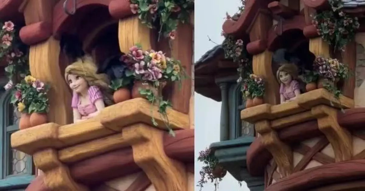 高塔唱歌突遭2烏鴉狂啄頭頂扯髮 東京迪士尼「樂佩公主」笑住獻唱超敬業