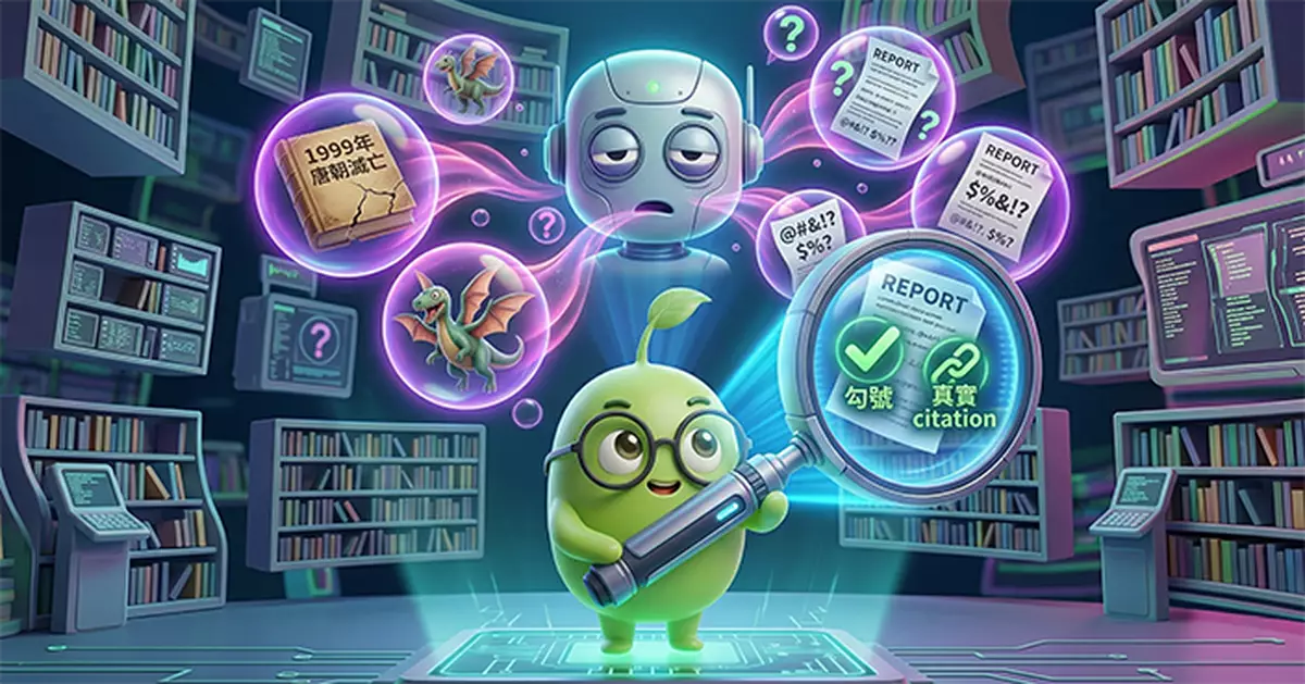 【AI 小息 🧃 】Google 都搵唔到出處？教你 1 秒識穿 AI 嘅「發開口夢（幻覺）」！🤖💬