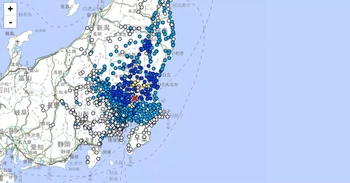 日本茨城縣南部發生5級地震 東京感明顯震動